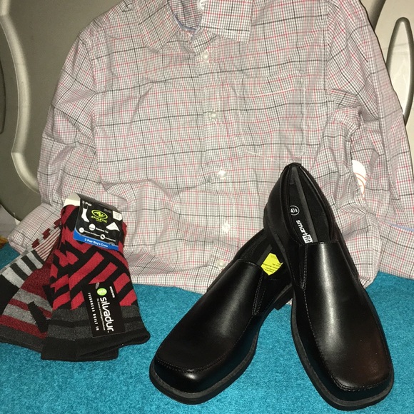 Other - Boys Bundle Shoes, Socks, Shirt  NWT  all 25.00